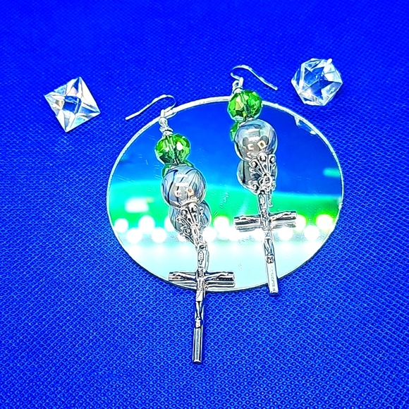CrossRoads Collection 92.5 SS Post Earrings - Picture 3 of 3